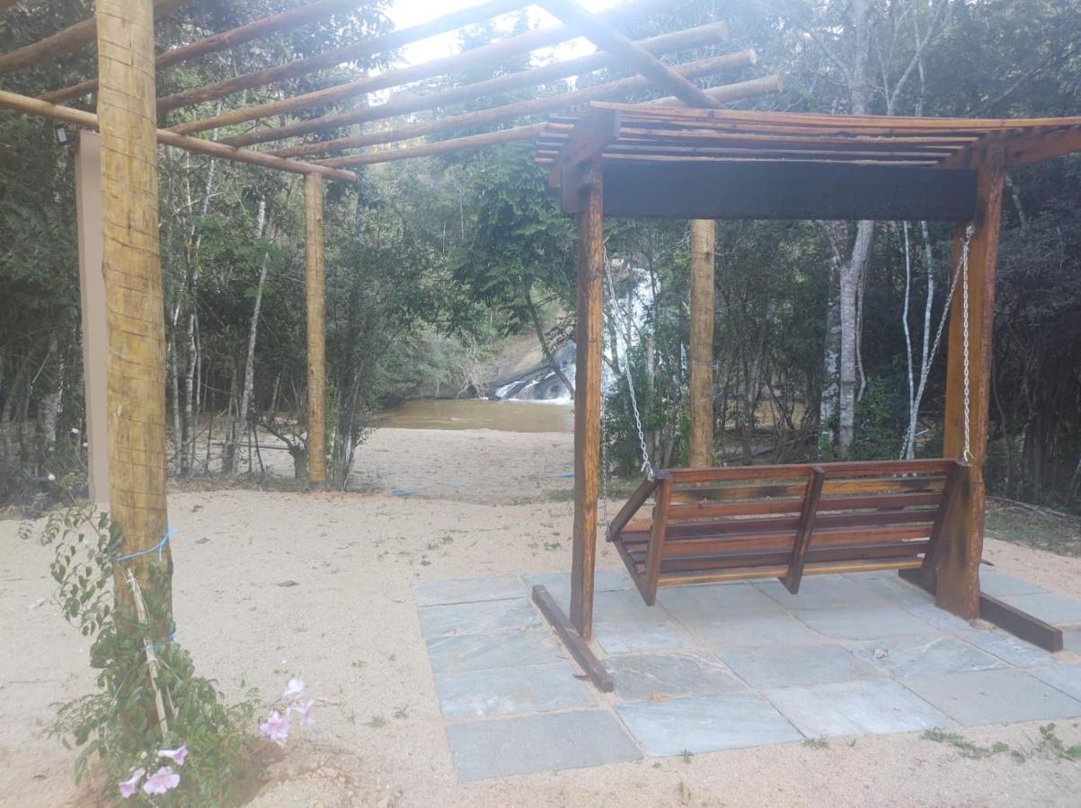Casa De Campo Banheira, Lareira E Cachoeira Pedra Azul  Eksteriør bilde